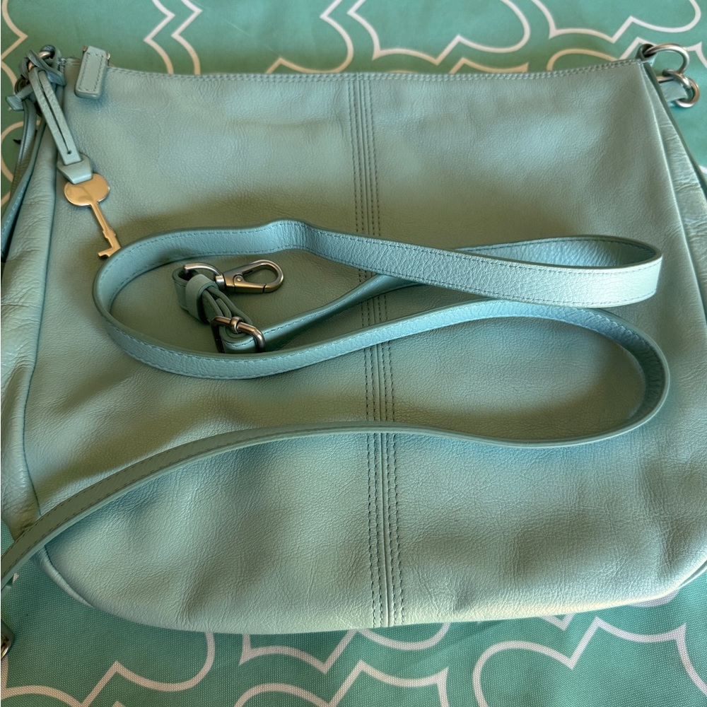 Fossil Hobo Leather Shoulder Bag